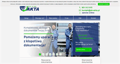 Desktop Screenshot of ekoakta.pl